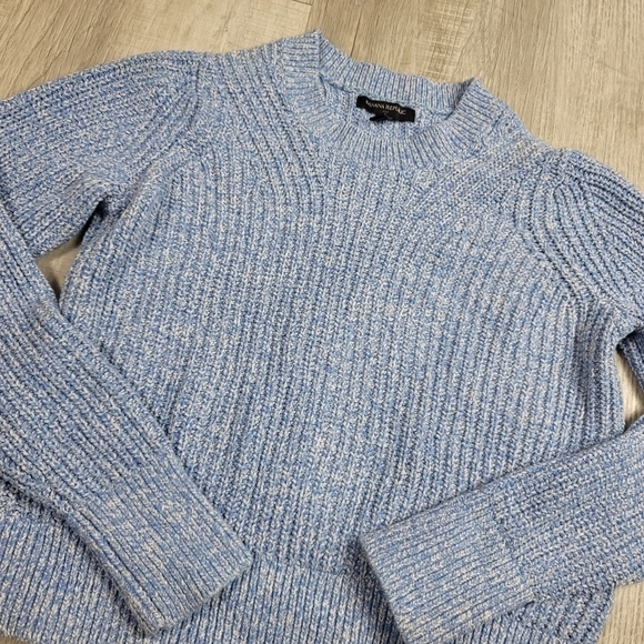 Banana Republic Marled Pullover Sweater Blue Heather - Picture 3 of 8